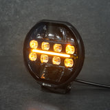 Eezee Power Clear Vision Driving light round 7" (Wide Spot Beam & Amber/White Position Light)