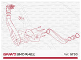 Bravo Snorkel voor Toyota Land Cruiser 150 Series (2009+) | Bravo Snorkel pour Toyota Land Cruiser 150 Series (2009+)