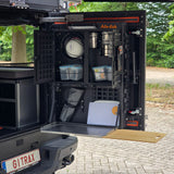 Alu-Cab Canopy Camper & ModCAP rear door kitchen (deluxe)