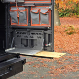 Alu-Cab rear door drop down table