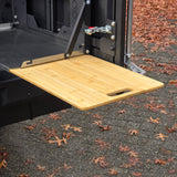Alu-Cab rear door drop down table