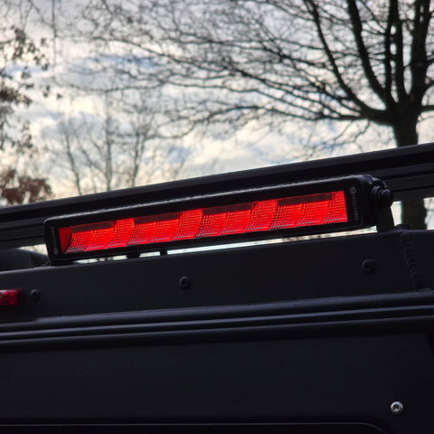 Work Light Bar 12" Shadow Vision Red