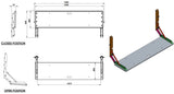 Alu-Cab drop-down table voor ModCAP & Canopy Camper (Double Cab)
