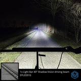 Eezee Power Shadow Vision ledbar 40" (spot beam & white/amber position light & amber beacon)