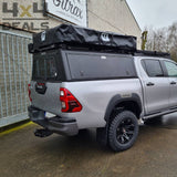 Alu-Cab aluminium hardtop (smooth) voor Toyota Hilux Double Cab (2016+)