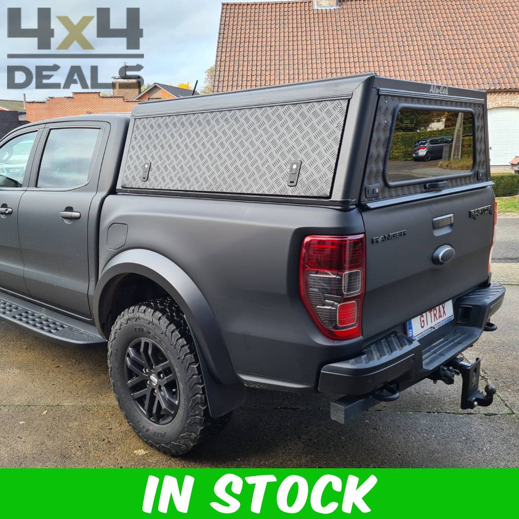 Alu-Cab aluminium hardtop (tread) voor Ford Ranger Raptor (18-22) | Al