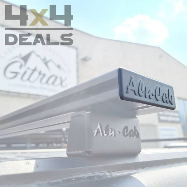 Alu-Cab black end cap voor load bar (2st)