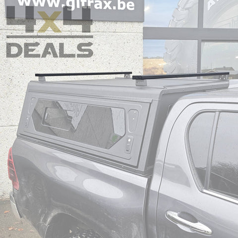 Alu-Cab load bar set 1450mm (black) - 2 - 5 werkdagen