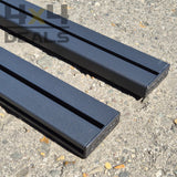 Alu-Cab load bar set 1550mm (black) - 2 - 5 werkdagen