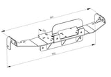 Steeler hidden winchmount voor Toyota Land Cruiser 250