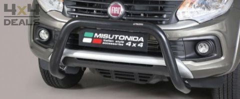 Misutonida Black Inox Bullbar Voor Fiat Fullback | Pour > 2 Weken / Semaines