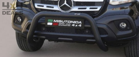 Misutonida Black Inox Bullbar Voor Mercedes X-Class | Pour > 2 Weken / Semaines