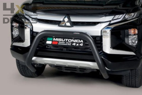 Misutonida Black Inox Bullbar Voor Mitsubishi L200 (2021+) | Pour > 2 Weken / Semaines