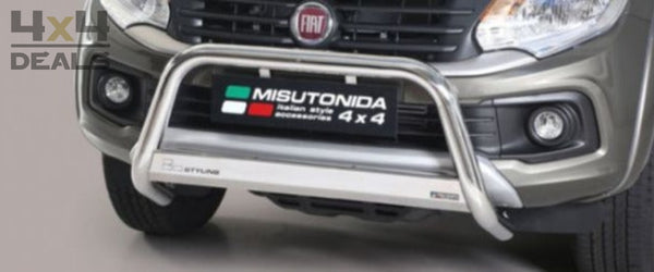 Misutonida Inox Bullbar Voor Fiat Fullback | Pour > 2 Weken / Semaines