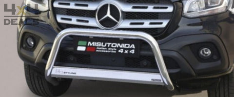 Misutonida Inox Bullbar Voor Mercedes X-Class | Pour > 2 Weken / Semaines
