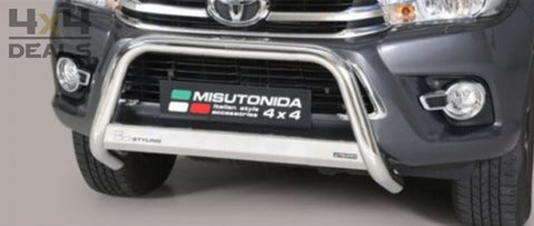 Misutonida Inox Bullbar Voor Toyota Hilux (16-20) | Pour > 2 Weken / Semaines