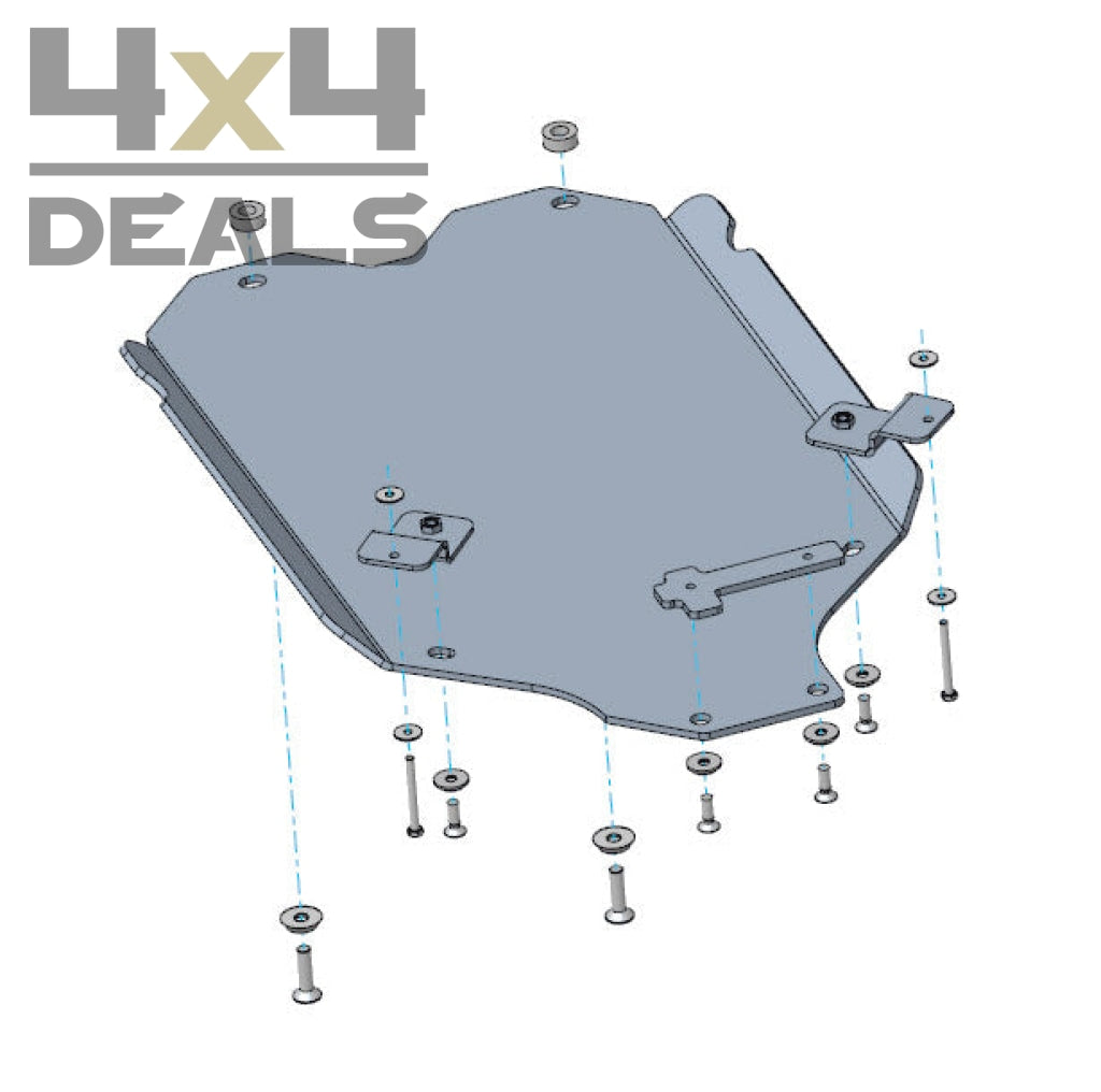 Skidplate gearbox Ford Ranger Raptor (2022+)