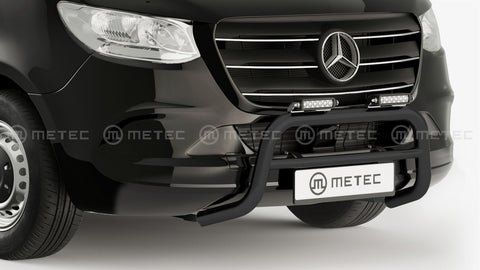 Metec Black Euro Pushbar Mercedes Sprinter (2018+) | Metec Black Euro Pushbar Mercedes Sprinter (2018+)