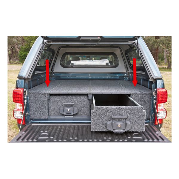 ARB Outback Side Floor voor Toyota Hilux DC (2015+) | ARB Outback Side Floor pour Toyota Hilux DC (2015+)