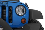 Smittybilt Euro headlight covers voor Jeep Wrangler JK | Smittybilt Euro headlight covers pour Jeep Wrangler JK