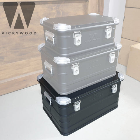 Vickywood aluminium transportbox 80L