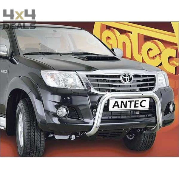 Antec Eu-Cert. Inox Bullbar Voor Toyota Hilux (12-15) | Antec Eu-Cert. Inox Bullbar Pour Toyota Hilux (12-15)