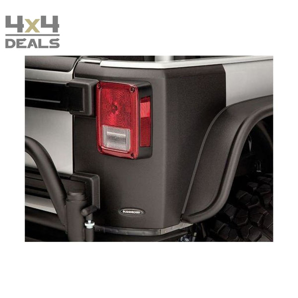 Bushwacker Rear Corner Bushwacker black rear corner protects voor Jeep Wrangler JK 4-deurs ...
