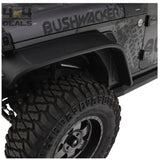 Bushwacker Fender Flares Flat Style voor Jeep Wrangler JL (2/4-deurs) | Bushwacker Fender Flares Flat Style pour Jeep Wrangler JL (2/4