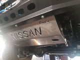F4X4 Alu Skid Plate Voor F4X4 Bumper Nissan Patrol Y61 (98-03)
