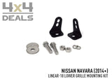 Lazer Lower Grille Mounting Kit Voor Nissan Navara Np300 (2015+) | Pour 5 - 10 Werkdagen / Jours