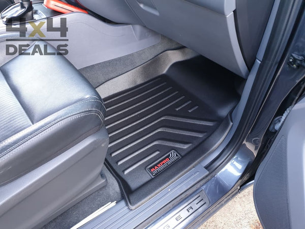 Leren Autovloermatten voor Ford Ranger 2015 2016 2017 2018 2019 2020 2021 2022 2023 2024 Volledige Dekking Aangepaste Matten Tapijten Linerbescherming Accessoires,Beigestyle