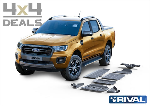 Rival Full Skidplate Voor Ford Ranger (2012+) | Ski De Protection Pour Op Aanvraag / Sur Demande