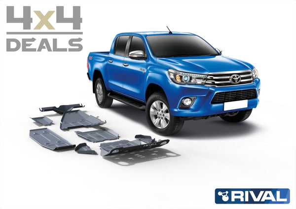 Rival Full Skidplate Voor Toyota Hilux (15-19) | Ski De Protection Pour Op Aanvraag / Sur Demande
